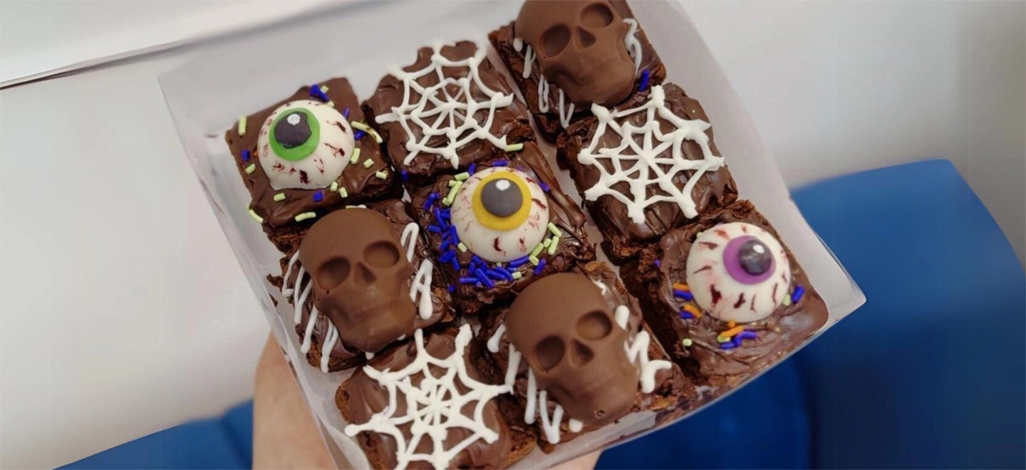 Brownies de Halloween con Chocolate HERSHEY’S